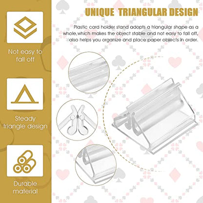Table Number Place Card Playing Card Holders 60 Pack