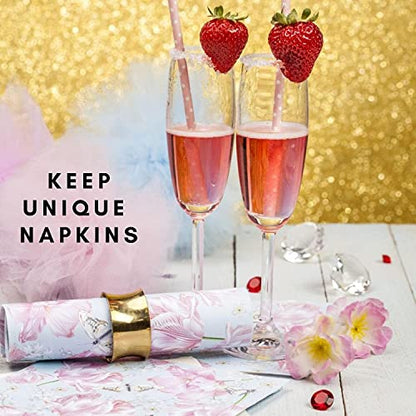 20 ct 13x13 Flowers Paper Luncheon Decoupage Napkins (20 Count)