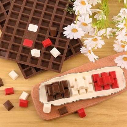 2 Pack Square Chocolate Molds (144 Cavities)