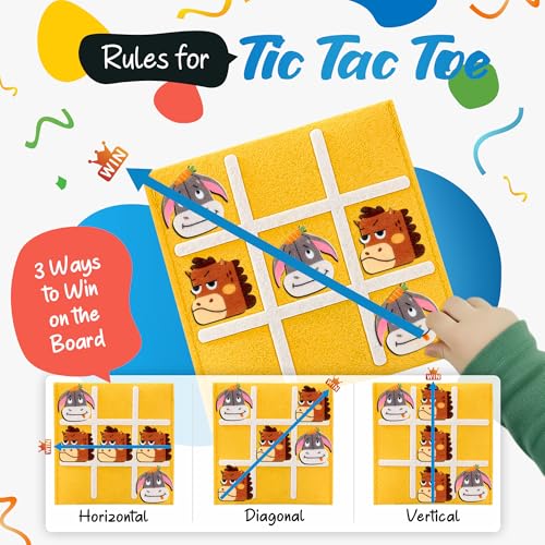 24 Pack Farm Tic Tac Toe Party Favors (24 Count)