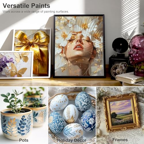 Pearl Gold Acrylic Paint (4 Fl Oz)