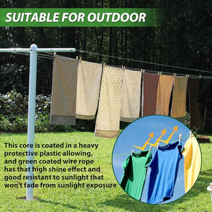 3 16" Clothes Line Outdoors