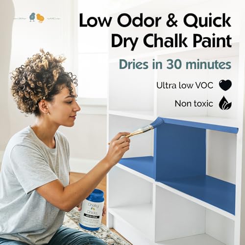 Denim 4 Fl Oz Chalk Paint for Furniture All in One