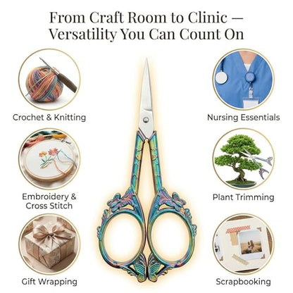 Crochet Scissors with Cover