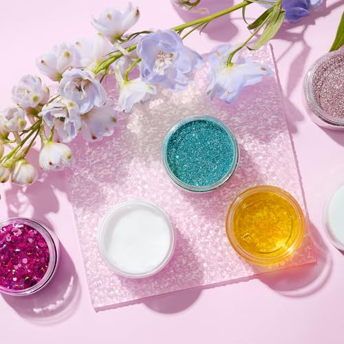 36 Pack 1 OZ Plastic Jars Clear Cosmetic Container with Lids (36 Count)