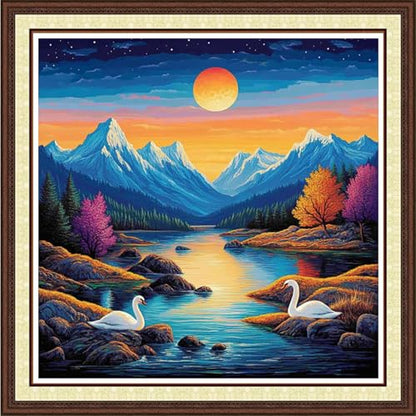 Counted Cross Stitch Kits for Adults Full Range of Cross Stitching Embroidery Unprinted Pattern for Beginners