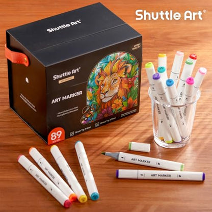 Brush Tip Alcohol Markers