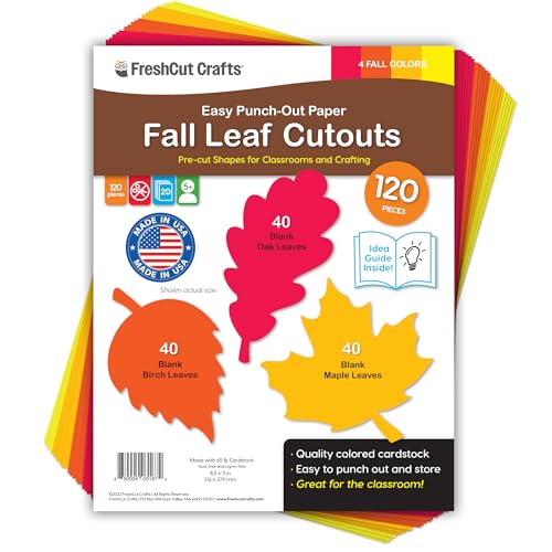 Fall Leaf Cutouts (120 Count)