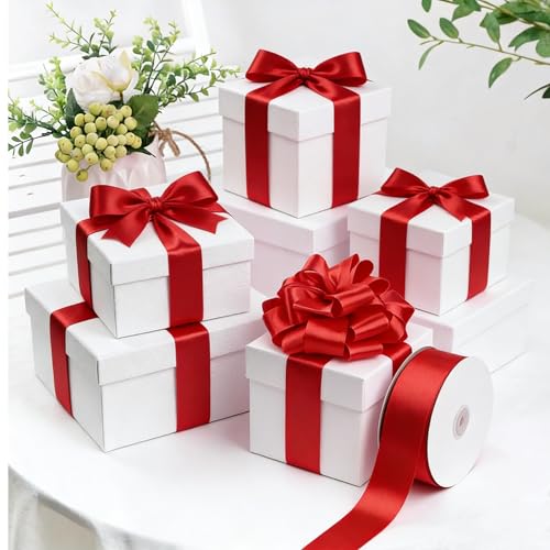 100 Yard Red Satin Ribbon 1 (300 Foot)