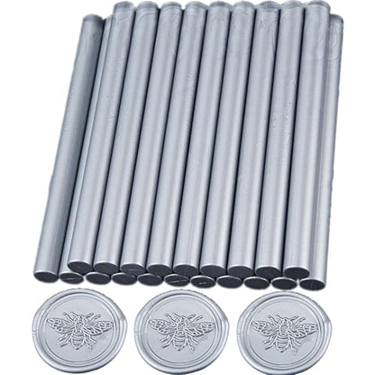 Silver Wax Seal Sticks (20 Count)