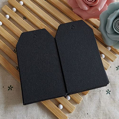 200PCS Paper Gift Tags with Free 200PCS Black Cotton Strings (200 Count)