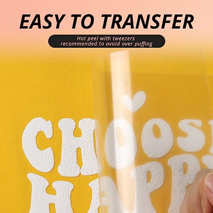 Puff Vinyl Heat Transfer