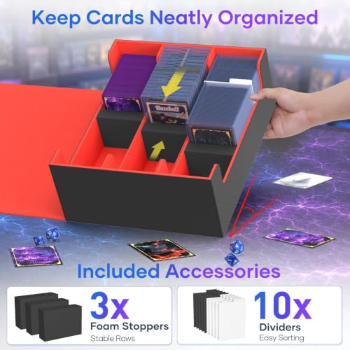 Card Deck Case for Trading Cards 1800+