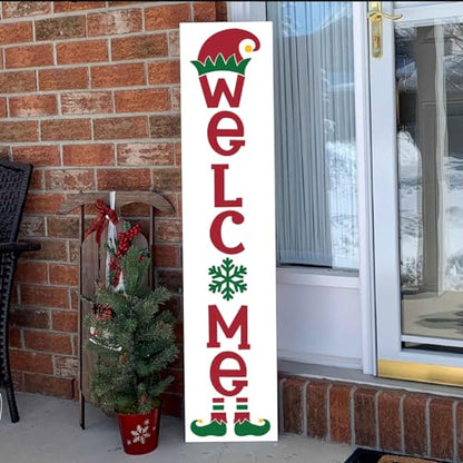 Christmas Stencils for Crafts Reusable Let It Snow Stencil for Porch Signs (12 Count)