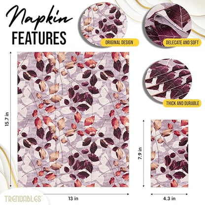 Floral Napkins for Decoupage 200 Pcs 3 Ply Floral Paper Napkins (200 Count)