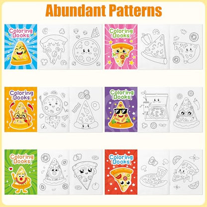 Pizza Coloring Book (24 Count)