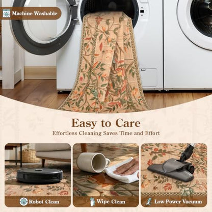 Machine Washable Area Rugs 5x7 (35 Sq Ft)