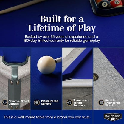 Logan 7 Ft Pool Table Combo