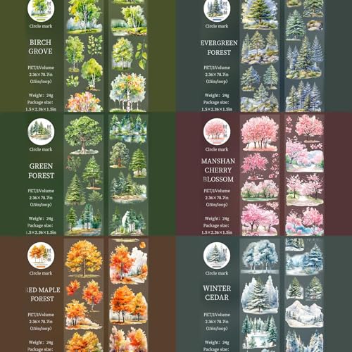 Scrapbook Nature Stickers Set