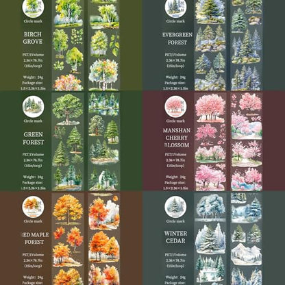 Scrapbook Nature Stickers Set