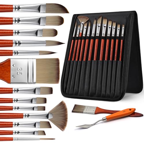 14pcs Acrylic Paint Brushes (14 Count)