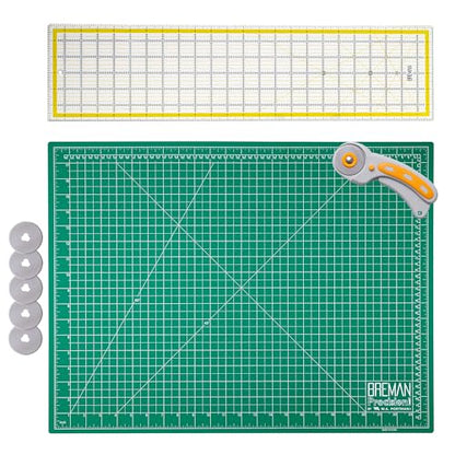 WA Portman 18x24 Quilting Cutting Mat Rotary Cutter Set (6 Count)