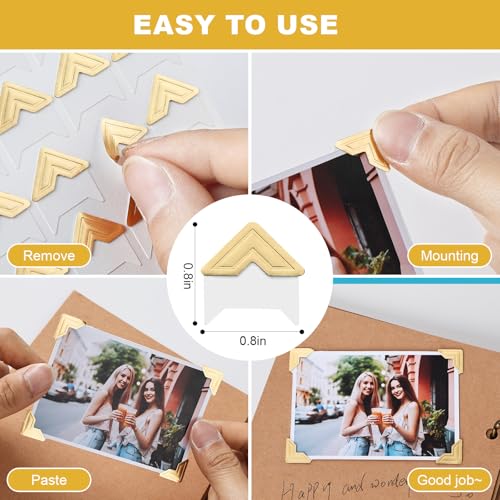 360 Pcs Photo Corners for Scrapbooking