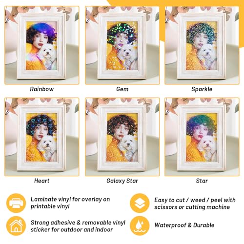Holographic Sticker Paper Laminating Sheets
