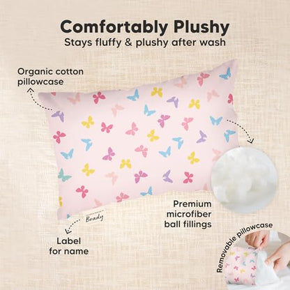 Mini Toddler Pillow with Pillowcase