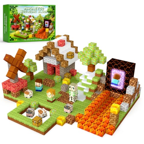 100pcs Magnetic Blocks for Kids 3+ (100 Count)
