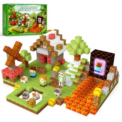100pcs Magnetic Blocks for Kids 3+ (100 Count)