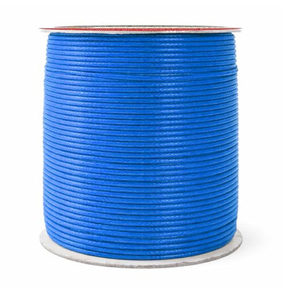 2mm Deep Sky Blue Waxed Cord