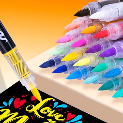 72 Colors acrylic paint markers for stones (72 Count)