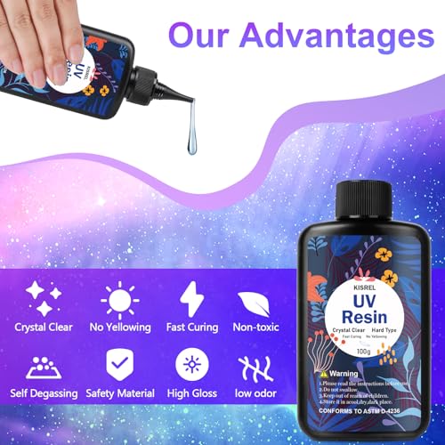 UV Resin Jewelry Making Kit (3.5274 Ounce)