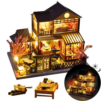 DIY Japanese Miniature House Kit Dollhouse Kit for Adults to Build