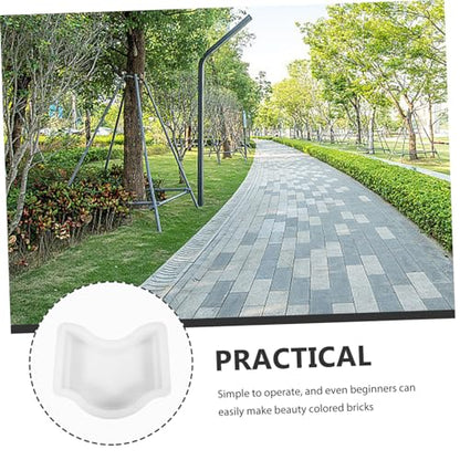 Concrete Stepping Stone Mold Garden Paver Molds for Diy Pathway Cement Paving Kit Brick for Outdoor