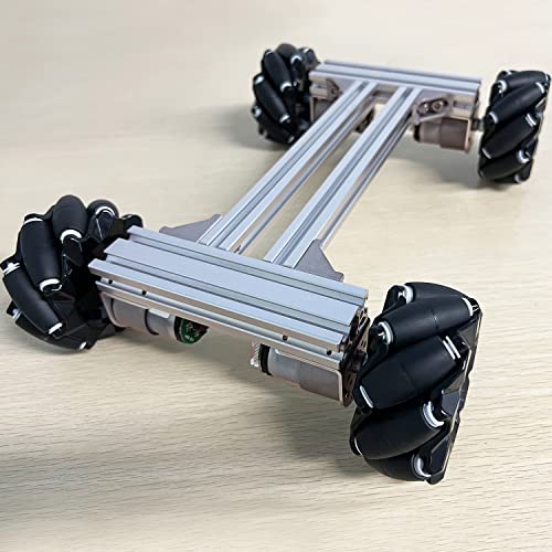 Mecanum Wheel 4wd Metal Robot Car Chassis Control Learning Kit for Arduino Raspberry Pie Microbit with DC Encoder Motor