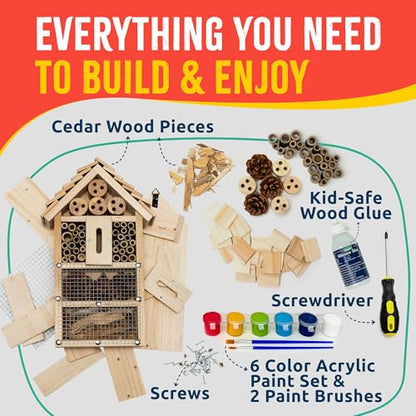 Premium Bug Hotel Kit for Kids