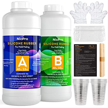 80oz Silicone Mold Making Kit (80 Ounce)