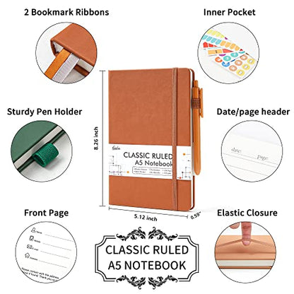 Journal Notebook Bulk for School (5 Count)