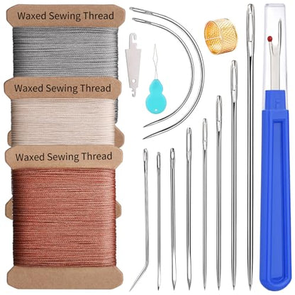 Waxed Thread 0.55mm Leather Waxed Thread Upholstery Repair Kit