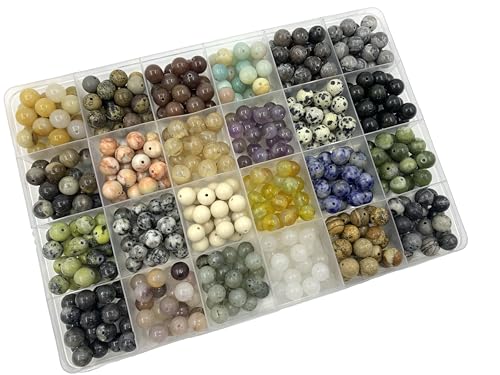500cs 8mm Natural Gemstone Beads