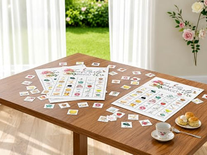 Tea Party Bingo Cards