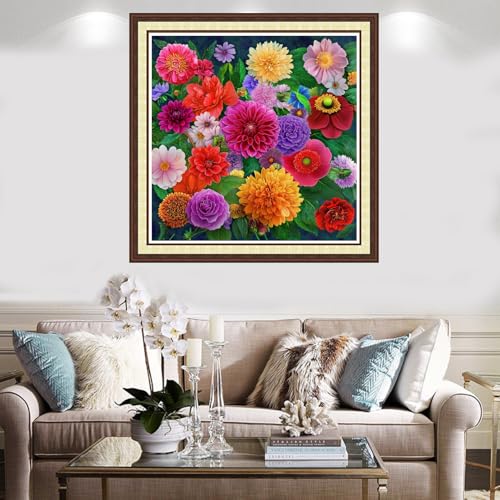 Counted Cross Stitch Kits for Adults Full Range of Cross Stitching Embroidery Unprinted Pattern for Beginners