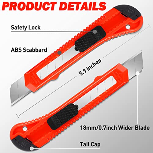 30 Pack Box Cutter Retractable (30 Count)