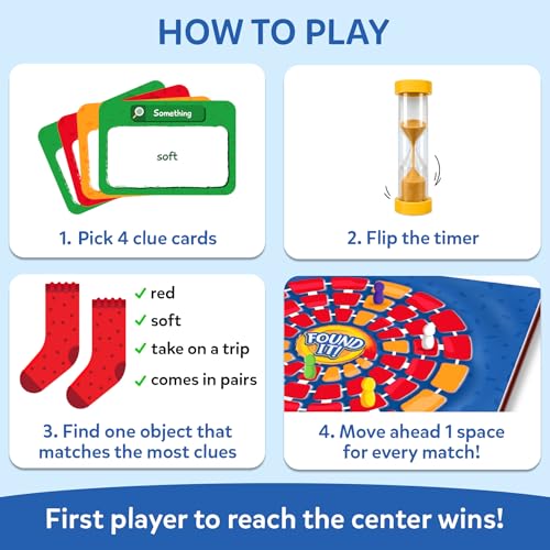 Found It Scavenger Hunt Board & Card Game for Kids