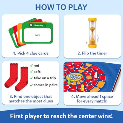 Found It Scavenger Hunt Board & Card Game for Kids