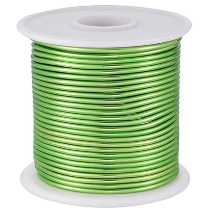 12 Gauge Light Green Aluminum Craft Wire (103.68 Foot)