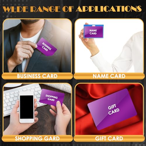 100 Pcs Metal Business Cards Aluminum Laser Engraving Blanks