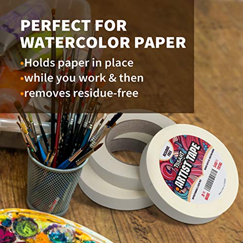 3 Pack White Artist Tape (3 Count)